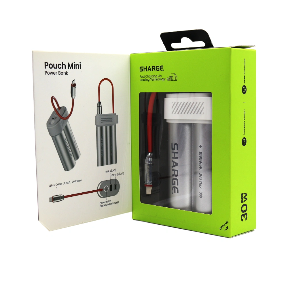 Sharge Power Bank 10000 mAh Pouch Mini 30W P2 view 2